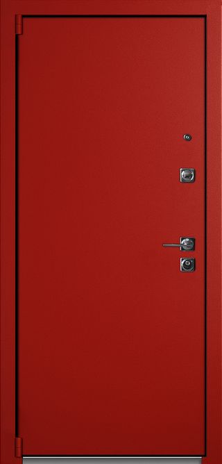 Входная дверь Basic Red снаружи