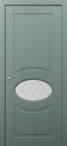 Межкомнатная дверь АН15-3 (гравировка РОМБ) из коллекции Анцио