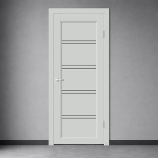 Межкомнатная дверь Стиль 4 Доломит со стеклом снаружи