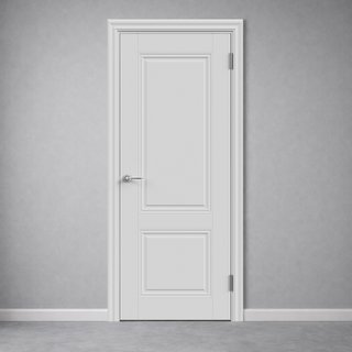 Межкомнатная дверь Сканди НЕО5 2P эмаль светло-серая  снаружи